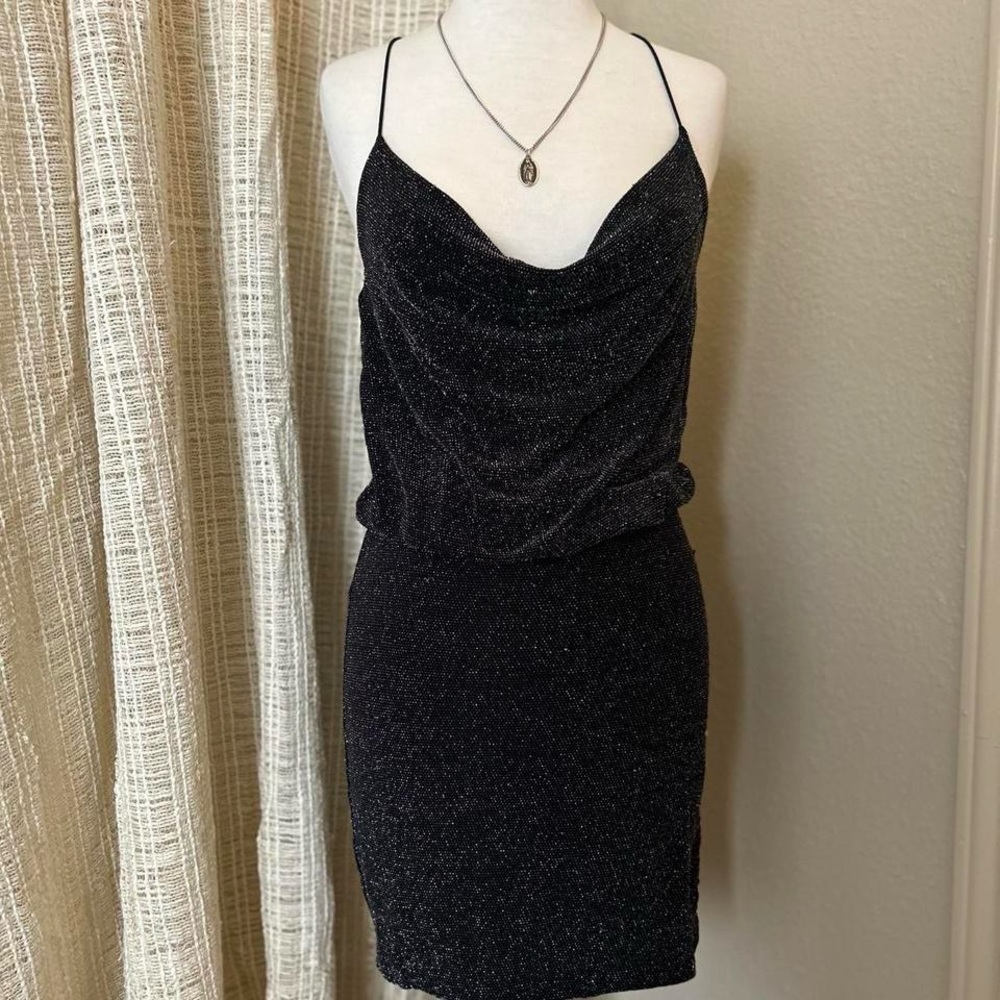 Almost Famous Black Sleeveless Mini Dress